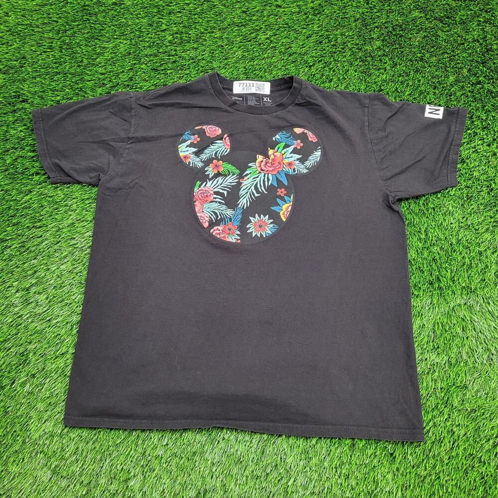 NEFF Disney Mickey-Mouse Shirt Womens XL 23x25 Black